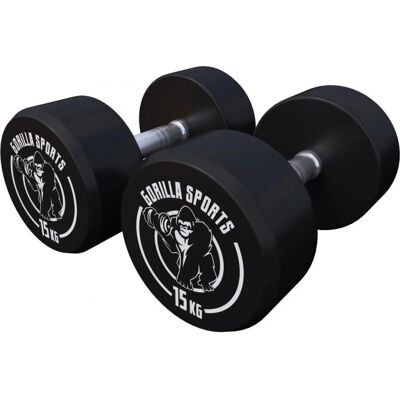 Gorilla Sports Zestaw 30kg Stałych Hantli - Sprzęt do Fitness Gorilla Sports Zestaw 30kg Stałych Hantli - Sprzęt do Fitness