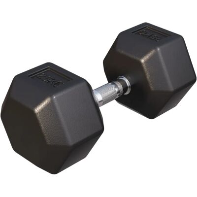 Gorilla Sports Hexagon Gummihantlar 4-30kg - Hantlar Gorilla Sports Hexagon Gummihantlar 4-30kg - Hantlar