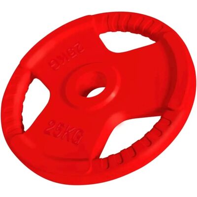 Gorilla Sports Sztangi i obciążenia - 51mm, 1,25-25kg, Różne kolory Gorilla Sports Sztangi i obciążenia - 51mm, 1,25-25kg, Różne kolory