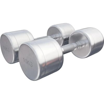 Hantle Chromowane Gorilla Sports - 1-20kg Trening Siłowy Hantle Chromowane Gorilla Sports - 1-20kg Trening Siłowy