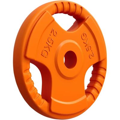 Gorilla Sports Gewichtsscheibe - Trigrip 31mm - Je nach Gewicht - Gewichtsscheibe Gorilla Sports Gewichtsscheibe - Trigrip 31mm - Je nach Gewicht - Gewichtsscheibe