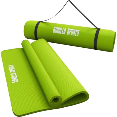 Gorilla Sports Mata do jogi XL Deluxe - Antypoślizgła, Wyściełana - 190x100cm Gorilla Sports Mata do jogi XL Deluxe - Antypoślizgła, Wyściełana - 190x100cm