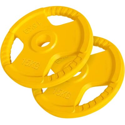 Gorilla Sports Regulowane Talerze z Gumy - 30kg Gorilla Sports Regulowane Talerze z Gumy - 30kg