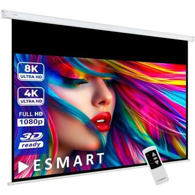 eSmart Germany - MIMOTO - Écran de projection motorisé - Publicité eSmart Germany - MIMOTO - Écran de projection motorisé - Publicité