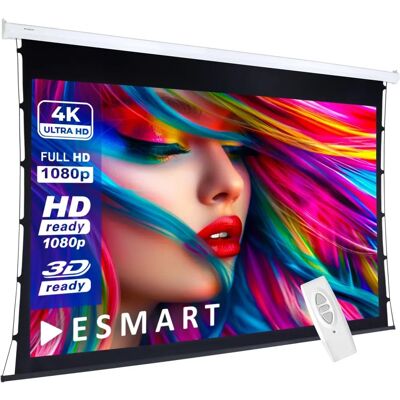ESMART Germany Tension Motorleinwand - 200x113cm - 150° ESMART Germany Tension Motorleinwand - 200x113cm - 150°