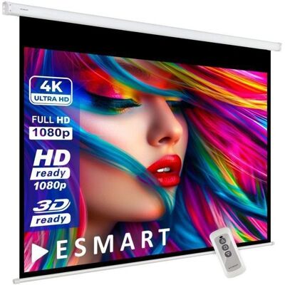 eSmart - EXM Motor - 200x150 - 4:3 - Écran de projection - Publicité eSmart - EXM Motor - 200x150 - 4:3 - Écran de projection - Publicité