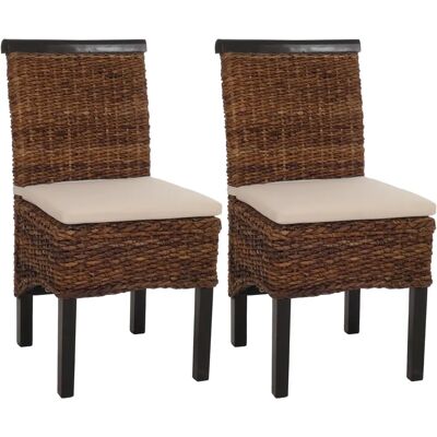 MENDLER Modèle M45 Ensemble de chaises en ratan de banane - Mobilier élégant pour salle à manger - Publicité MENDLER Modèle M45 Ensemble de chaises en ratan de banane - Mobilier élégant pour salle à manger - Publicité