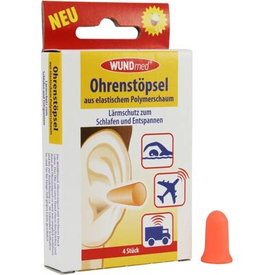 WUNDmed Ohrstöpsel - Wiederverwendbar, Perfekter Sitz, Lärmschutz WUNDmed Ohrstöpsel - Wiederverwendbar, Perfekter Sitz, Lärmschutz