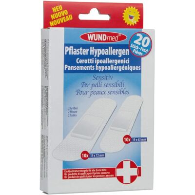 WUNDmed Náplasti Sensitive - 20 Stück WUNDmed Náplasti Sensitive - 20 Stück