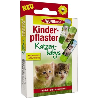 Pansements pour enfants chatons - 10 pièces - Publicité Pansements pour enfants chatons - 10 pièces - Publicité