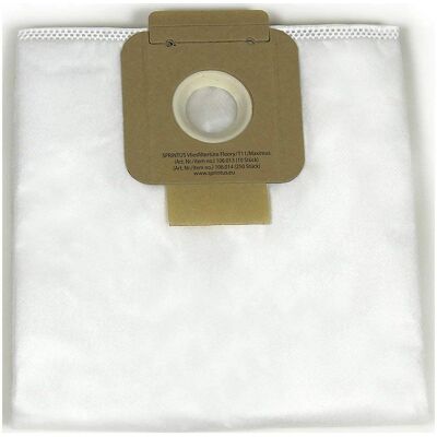 Saco de filtro de aspirador Sprintus - 9L, Tecido não tecido multicamadas, Resistente a rasgos Saco de filtro de aspirador Sprintus - 9L, Tecido não tecido multicamadas, Resistente a rasgos
