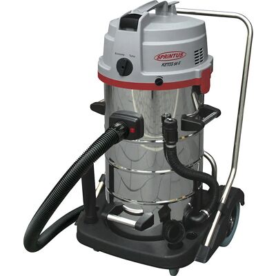 Aspirador de água e seco Sprintus KETOS N 56/2 E 55l com filtro HEPA 13, potência de 2600W Aspirador de água e seco Sprintus KETOS N 56/2 E 55l com filtro HEPA 13, potência de 2600W