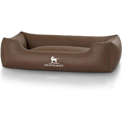Knuffelwuff Sidney Lit pour chien en cuir - Marron - 2X-Large - Lit pour chiens - Publicité Knuffelwuff Sidney Lit pour chien en cuir - Marron - 2X-Large - Lit pour chiens - Publicité