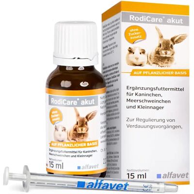 Rodicare Akut 15 ml - Verdauungshilfe für Kleintiere Rodicare Akut 15 ml - Verdauungshilfe für Kleintiere