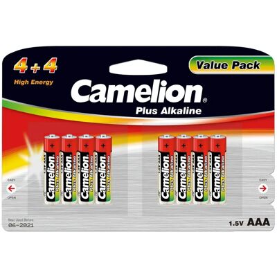 Piles alcalines AAA Camelion LR03 - Batteries - Publicité Piles alcalines AAA Camelion LR03 - Batteries - Publicité