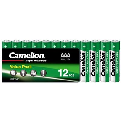 Camelion R03 AAA Batterie Zinc-Manganèse - Batterie - Publicité Camelion R03 AAA Batterie Zinc-Manganèse - Batterie - Publicité