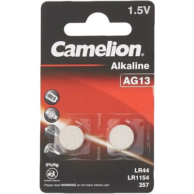 Camelion LR44/357 Alkaline Knopfzelle - Batteri Camelion LR44/357 Alkaline Knopfzelle - Batteri
