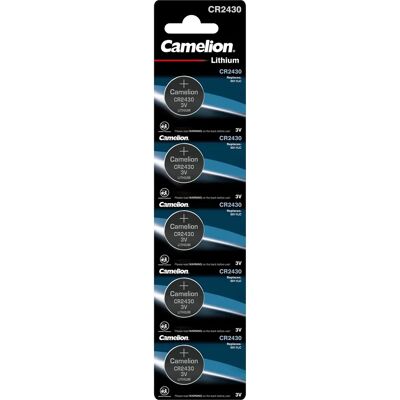 Pile au lithium Camelion CR2430 - 5 pièces - Publicité Pile au lithium Camelion CR2430 - 5 pièces - Publicité