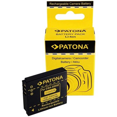 Batteria Patona Panasonic CGA-S005 - Compatibile con Lumix FX3 FX50 LX2 Batteria Patona Panasonic CGA-S005 - Compatibile con Lumix FX3 FX50 LX2