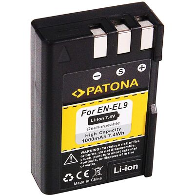 Batteria fotocamera Nikon EN-EL9 - 1000mAh Batteria fotocamera Nikon EN-EL9 - 1000mAh