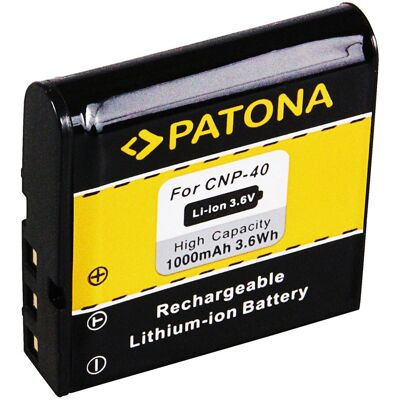 PATONA - NP-40 - 1000mAh - 3.6V - Batteria PATONA - NP-40 - 1000mAh - 3.6V - Batteria