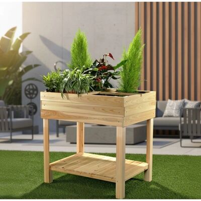 MELKO - Sollevato - 80x60 cm - Paulownia legno - Letto rialzato MELKO - Sollevato - 80x60 cm - Paulownia legno - Letto rialzato