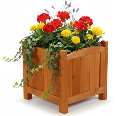 MELKO - Vaso da fiori 30CM - Hellbraun - Holz - Planter MELKO - Vaso da fiori 30CM - Hellbraun - Holz - Planter