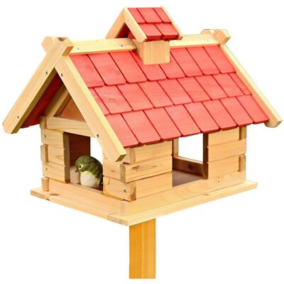 MELKO - 44CM Birdhouse - Rosso - Wood - Birdhouse MELKO - 44CM Birdhouse - Rosso - Wood - Birdhouse