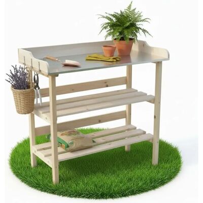 MELKO - Mucola - 84x78x38 cm - 25 mm - Pflanztisch MELKO - Mucola - 84x78x38 cm - 25 mm - Pflanztisch
