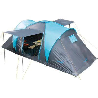 Tente Bleue Skandika - Hammerfest 4 Protect pour 4 Personnes - Publicité Tente Bleue Skandika - Hammerfest 4 Protect pour 4 Personnes - Publicité