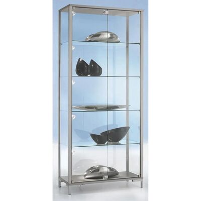 Vitrina LINK KaiserKraft - 4 Lados de Vidrio - Plata Vitrina LINK KaiserKraft - 4 Lados de Vidrio - Plata