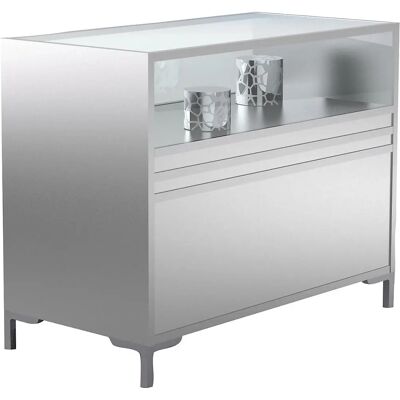 Vetrina da banco KaiserKraft LINK - 1/3 in vetro - Argento Vetrina da banco KaiserKraft LINK - 1/3 in vetro - Argento