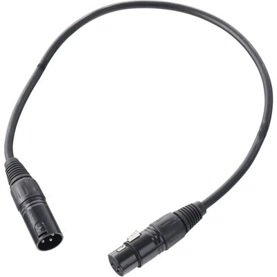 Câble micro XLR Pronomic - 0,5 m - Noir - Câble microphone Câble micro XLR Pronomic - 0,5 m - Noir - Câble microphone