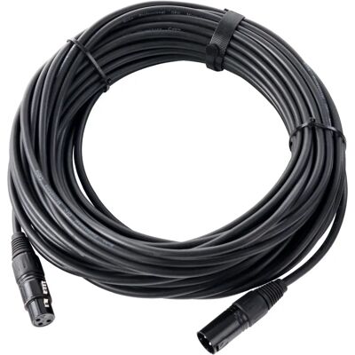 Câble micro Pronomic Stage XFXM-20 - 20m noir Câble micro Pronomic Stage XFXM-20 - 20m noir