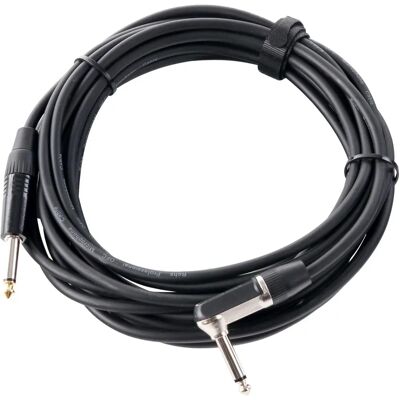 Pronomic Stage INST-A-6 instrumentkabel - 6,3 mm haakse jack, 6 m, Zwart Pronomic Stage INST-A-6 instrumentkabel - 6,3 mm haakse jack, 6 m, Zwart