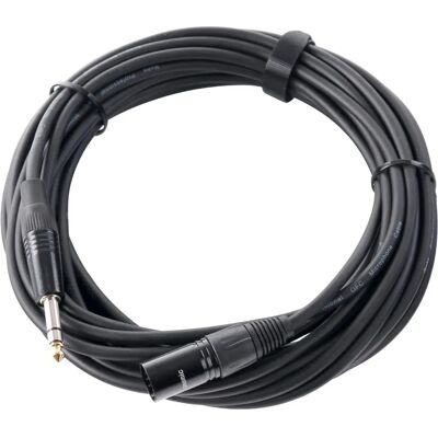 Câble audio Pronomic JXM-10 - 10m, Symétrique, Jack à XLR - Publicité Câble audio Pronomic JXM-10 - 10m, Symétrique, Jack à XLR - Publicité