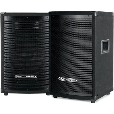 Mcgrey - DJPA 10 - 10'' Bassreflex - 800W - Haut-parleur - Publicité Mcgrey - DJPA 10 - 10'' Bassreflex - 800W - Haut-parleur - Publicité
