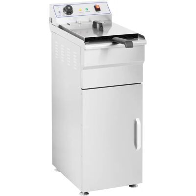 Friggitrice elettrica Royal Catering - 16 litri - Con mobile - Uso commerciale Friggitrice elettrica Royal Catering - 16 litri - Con mobile - Uso commerciale