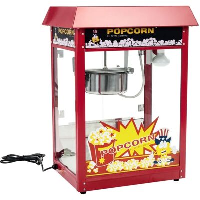 Royal Catering Popcornmaschine Rot - 1600W Edelstahl Royal Catering Popcornmaschine Rot - 1600W Edelstahl