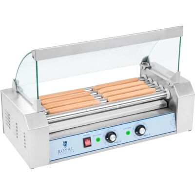 Grill à hot-dogs Royal Catering - Acier inoxydable - 5 rouleaux - 8.8kg - Publicité Grill à hot-dogs Royal Catering - Acier inoxydable - 5 rouleaux - 8.8kg - Publicité
