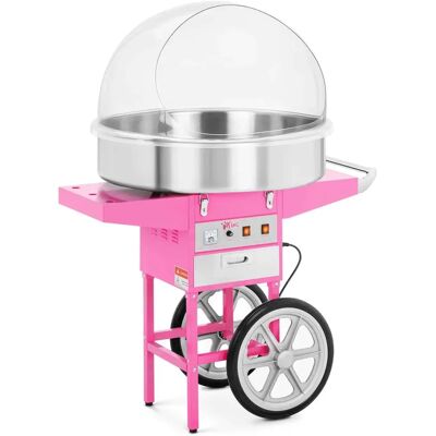 Royal Catering 72cm 1200W sukkerspindemaskine - Hygiensk aluminiums spindelhoved Royal Catering 72cm 1200W sukkerspindemaskine - Hygiensk aluminiums spindelhoved