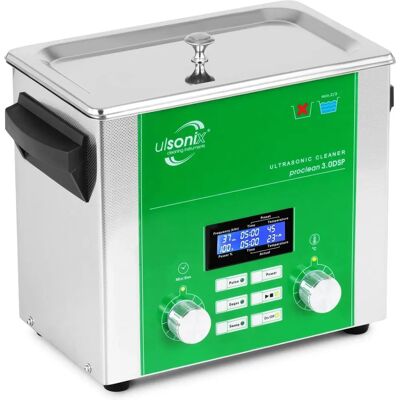 Ulsonix Ultraschallreiniger - 3 L - 37 kHz - 160 W - Entgasung - Speicher - Sweep - Puls Ulsonix Ultraschallreiniger - 3 L - 37 kHz - 160 W - Entgasung - Speicher - Sweep - Puls