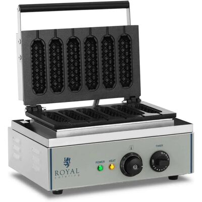 Royal Catering RCWM-1500-S - Plata - Plancha para gofres Royal Catering RCWM-1500-S - Plata - Plancha para gofres