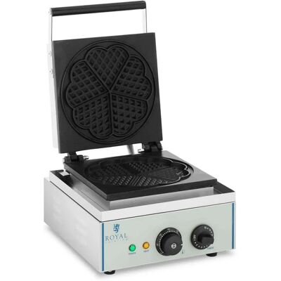 Royal Catering RCWM-1500-H - Plata - Waffle Maker Royal Catering RCWM-1500-H - Plata - Waffle Maker