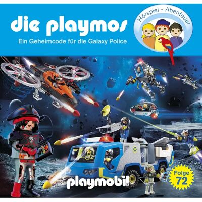 Die Playmos - Folge 72: Ein Geheimcode für die Galaxy Police - Audio CD Die Playmos - Folge 72: Ein Geheimcode für die Galaxy Police - Audio CD
