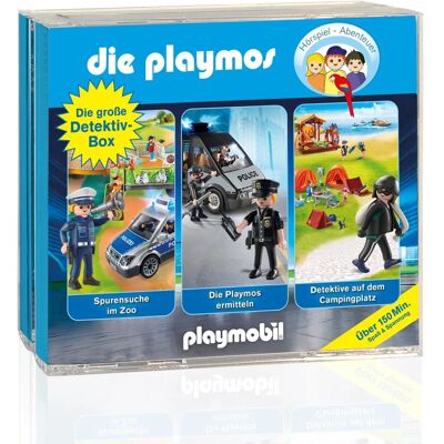 Playmobil Detektiv-Box - 3 Geschichten - 150 Min - Lernspaß Playmobil Detektiv-Box - 3 Geschichten - 150 Min - Lernspaß