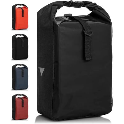 Büchel Fahrradträgertasche - Wasserdicht, Reflektierend, 48x25x14cm Büchel Fahrradträgertasche - Wasserdicht, Reflektierend, 48x25x14cm