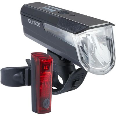 Buchel BLC 820 Fahrradbeleuchtungsset - 80 Lux, USB aufladbar Buchel BLC 820 Fahrradbeleuchtungsset - 80 Lux, USB aufladbar
