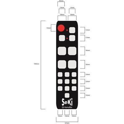 Hapena 7401010302 Remote Control - Universal IR Wireless with Buttons Hapena 7401010302 Remote Control - Universal IR Wireless with Buttons