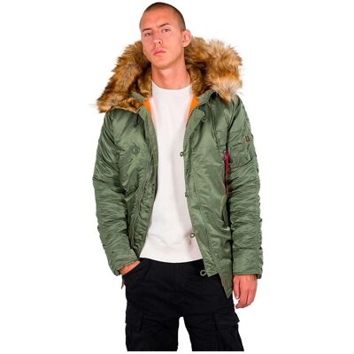 Alpha Industries N3B VF 59 Mężczyzna - zielony szałwia Alpha Industries N3B VF 59 Mężczyzna - zielony szałwia